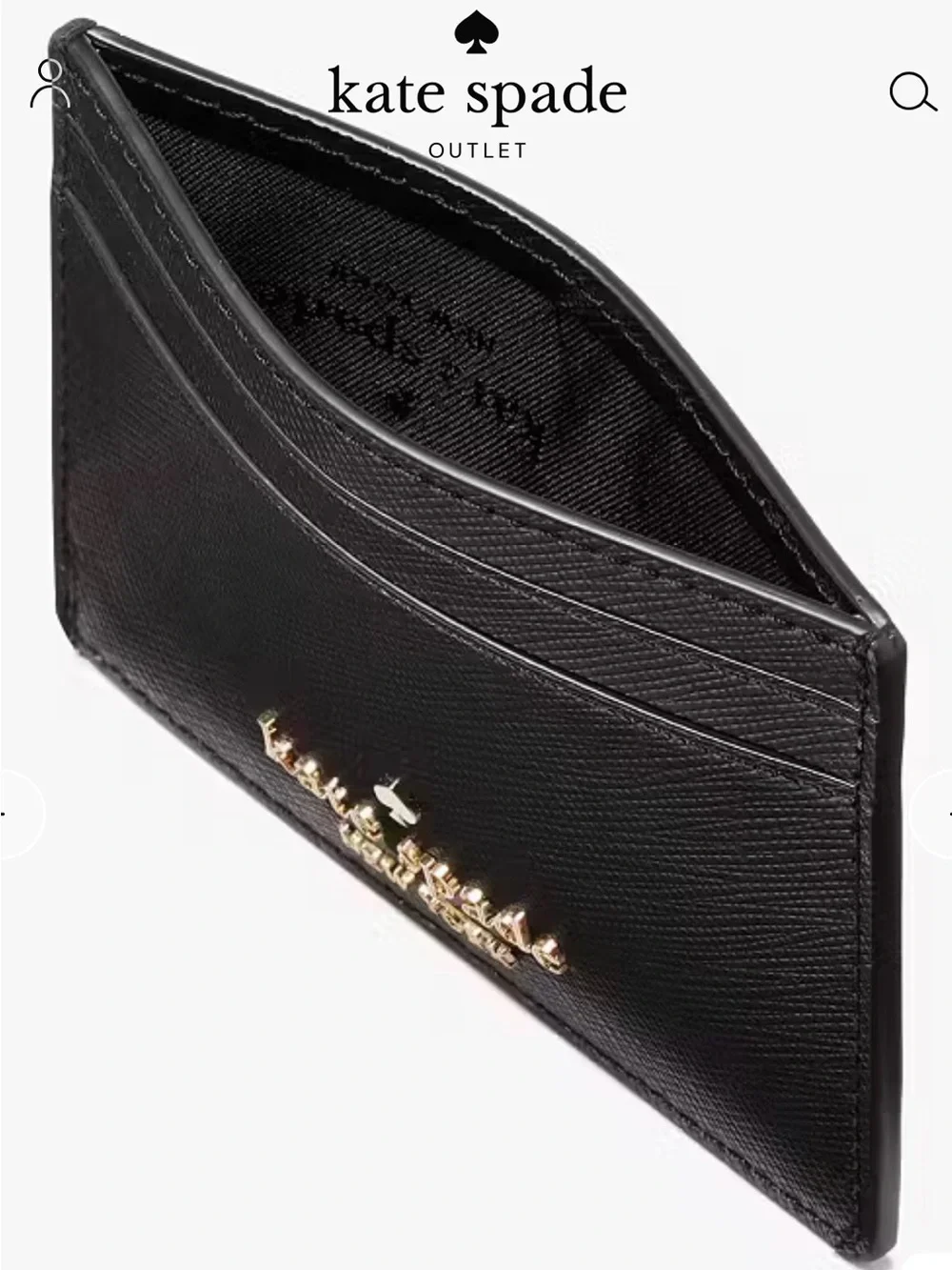 Kate Spade - Madison Small Slim Card Holder (Black)
